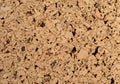 A close-up of a textured cork surface, displaying a pattern of small, irregular shapes Royalty Free Stock Photo
