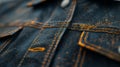 Close up of textured denim jacket Royalty Free Stock Photo