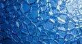 Close-up of a textured glass surface with a hexagonal pattern. The glass is tinted in Royalty Free Stock Photo