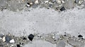Light Gray Concrete With Rough Edges and Stone Pieces, Outdoor Surface Royalty Free Stock Photo