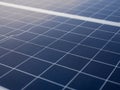 Close up of a textured solar panel surface with grid lines Royalty Free Stock Photo
