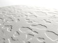 Close-up of textured surface with droplets Royalty Free Stock Photo