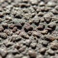 The image highlights rough pebble like particles in shades of gray and Royalty Free Stock Photo