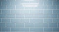 Subtle blue subway tile pattern with white grout Royalty Free Stock Photo