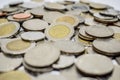 Close up of Thai coin Royalty Free Stock Photo