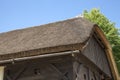 Close up of thatched roof