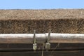 Close up of thatched roof