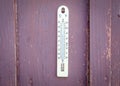 Close-up Of Thermometer. High Temperature Concept