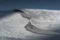 Thin slice of ice on melting lake Royalty Free Stock Photo