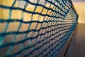 Close up of table tennis net