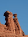 Close Up of the Three Gossips in Arches National Park