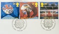 Colourful postage stamps Royalty Free Stock Photo