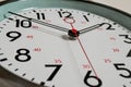 A close up of a ticking clock. Royalty Free Stock Photo