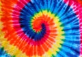 Close up tie dye fabric pattern background Royalty Free Stock Photo