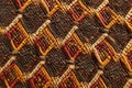 close-up of tightly woven fabric pattern