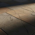 A close up of a tiled surface featuring large stone tiles with a textured Royalty Free Stock Photo