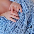 A close-up of tiny baby hand Royalty Free Stock Photo