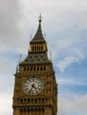 Close up to Big Ben in London UK Royalty Free Stock Photo