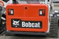 Close-up to Bobcat heavy duty equipment vehicle