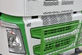 close-up to Scania truck