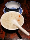 Close up to Tangyuan- traditional Chinese food