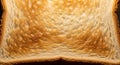 Close-up of toasted bread texture on black Royalty Free Stock Photo