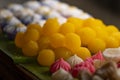 Close up Tong Yord, Thailand traditional desserts