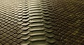 Close-up top-down view of dark brown hexagonal tiles with glossy finish creating a textured surface with depth and dimension from Royalty Free Stock Photo