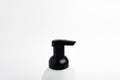 Top Cap Of Black & White Foam Hand Soap Dispenser Royalty Free Stock Photo