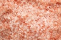 Close up top view of himalayan pink salt texture background with high resolution Royalty Free Stock Photo
