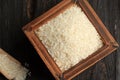 Close Up Top View Japanese Rice Royalty Free Stock Photo