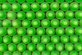 Top View of Green Crayons Royalty Free Stock Photo