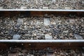 Close up, top view, railway track, background image, texture