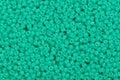 Torquoise seed beads. Royalty Free Stock Photo