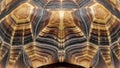 Close up of a tortoise shell displaying intricate patterns and textures Royalty Free Stock Photo
