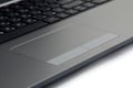 Close-up touchpad and keyboard of the laptop Royalty Free Stock Photo