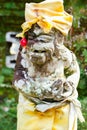 Balinese demon guard statue