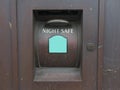 Close-up of a traditional Night Safe