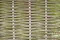 Close up traditional willow fence