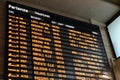 Venice train station departures and destinations board