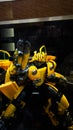 Close up of Transformers BumbleBee figure