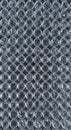 Close-up of translucent plastic bubble wrap texture with a backlit effect, revealing individual air-filled cells and a protective Royalty Free Stock Photo