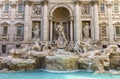 Close up on Trevi fountain, Roma, Italy Royalty Free Stock Photo