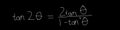 Close up of trigonometric equation Royalty Free Stock Photo