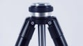 Close up of Tripod Head with Quick Release Plate  Camera Equipment Royalty Free Stock Photo