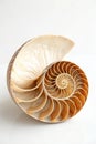 Trochus shell with spiral pattern Royalty Free Stock Photo