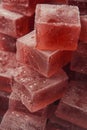 Close-up of Turkish Delight Candies