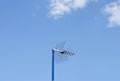 Close up of a tv aerial