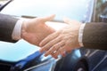 Two Businesspeople Shaking Hands Royalty Free Stock Photo