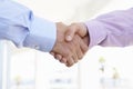 Close Up Of Two Men Shaking Hands Royalty Free Stock Photo